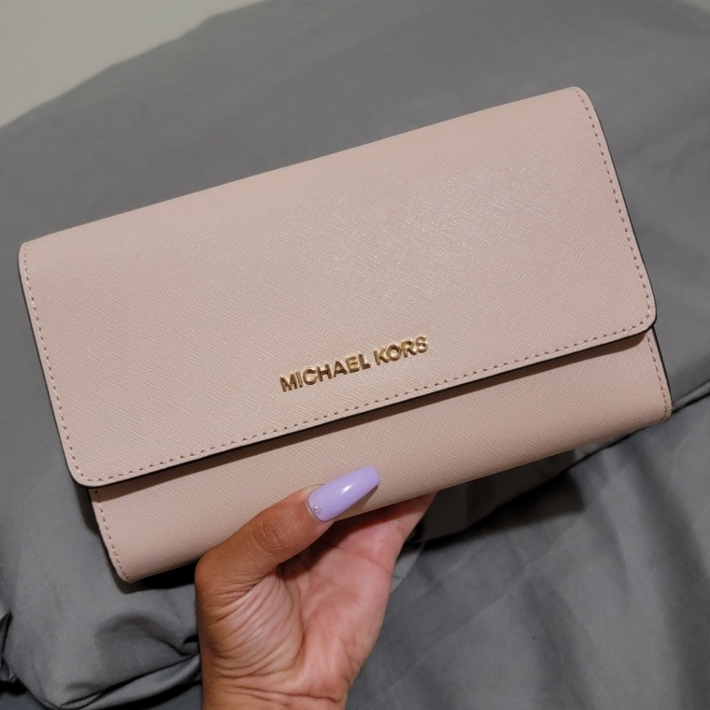NEW Michael Kors Jet Set Travel Crossbody Purse - SMALL - Ballet - 35S9GTVC3L
